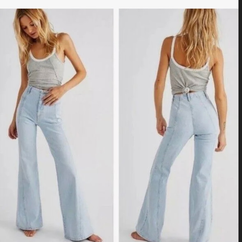 NWOT Free People Florence Flare Jean